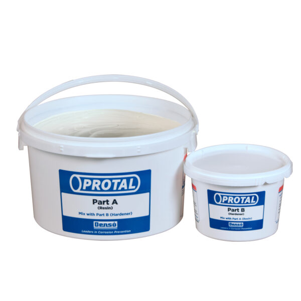 Denso Protal 7300: High-Performance Moisture Tolerant Pipeline Epoxy Coating - 1 Liter Kit (Case of 8)