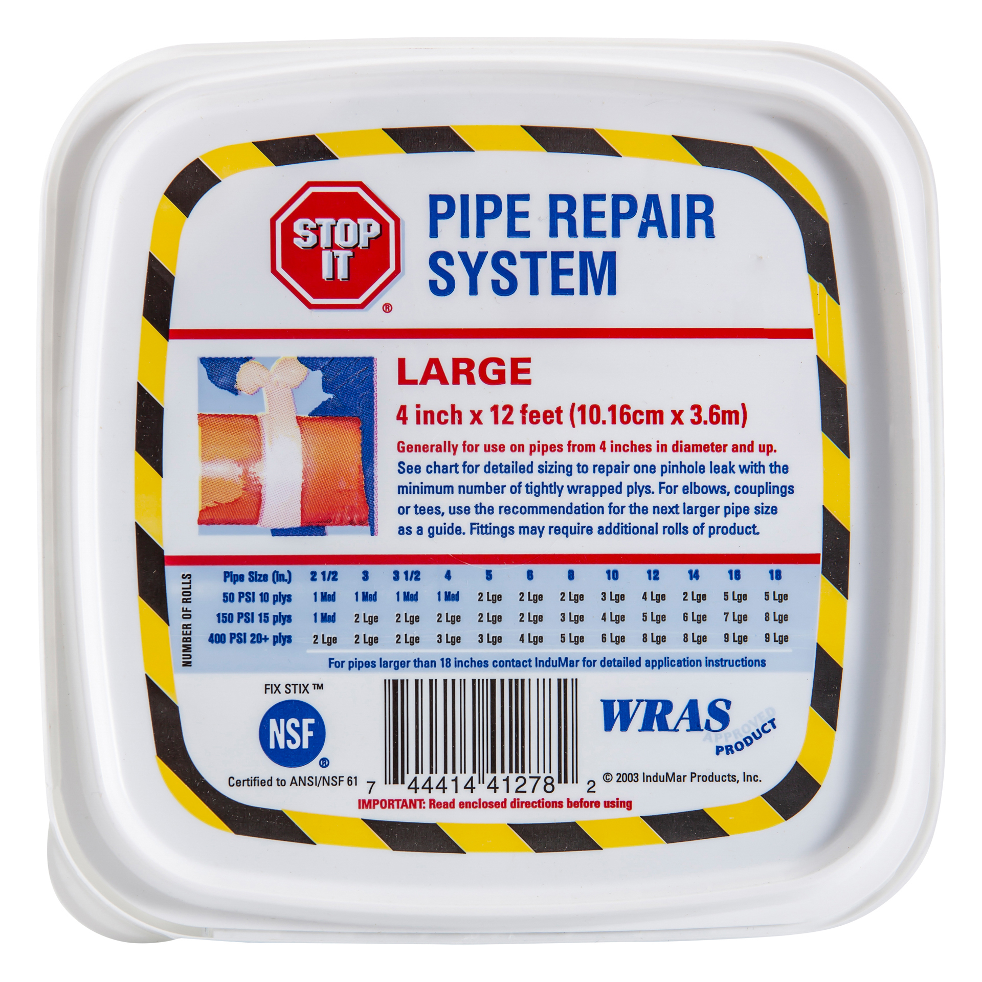 InduMar STOP IT Pipe Repair Wraps - USI Groups