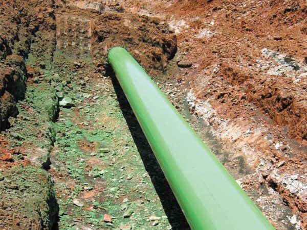Denso protal 7200 applied to a pipe