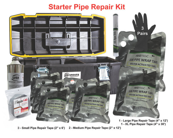 Starter Pipe Repair Kit for leaking pipes.