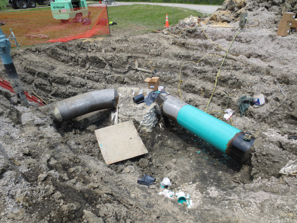 3M Scotchkote 323+ applied to compressor station