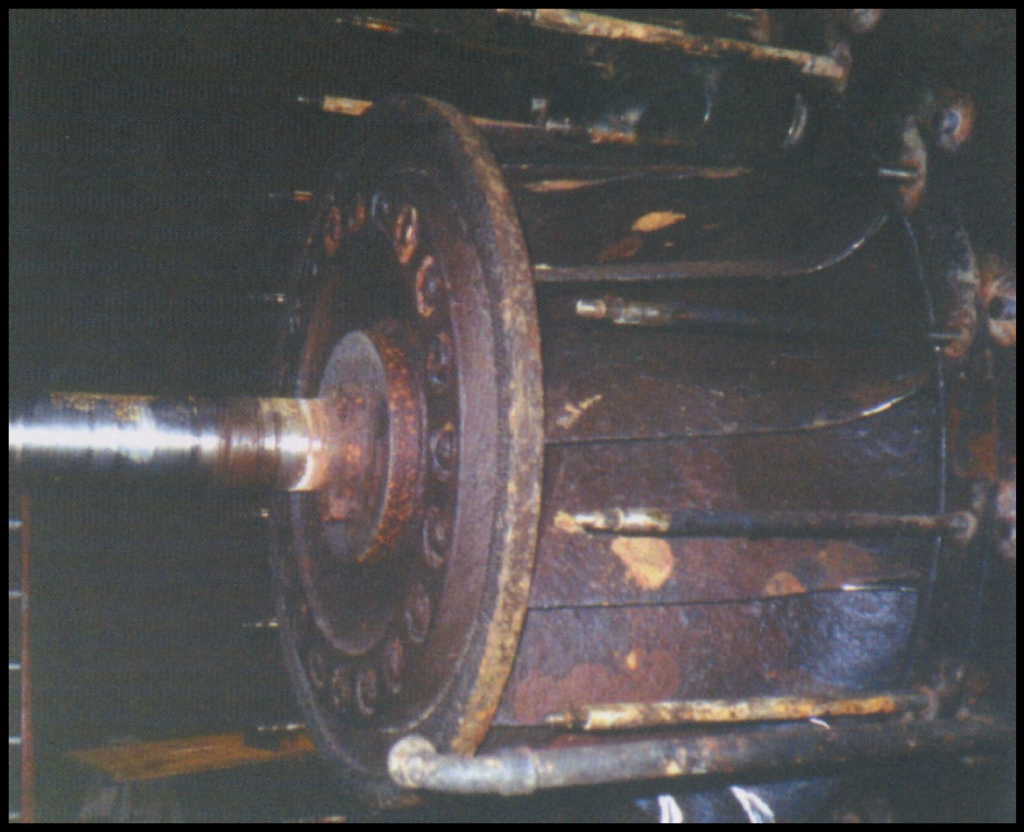 corrosion and erosion on turbine