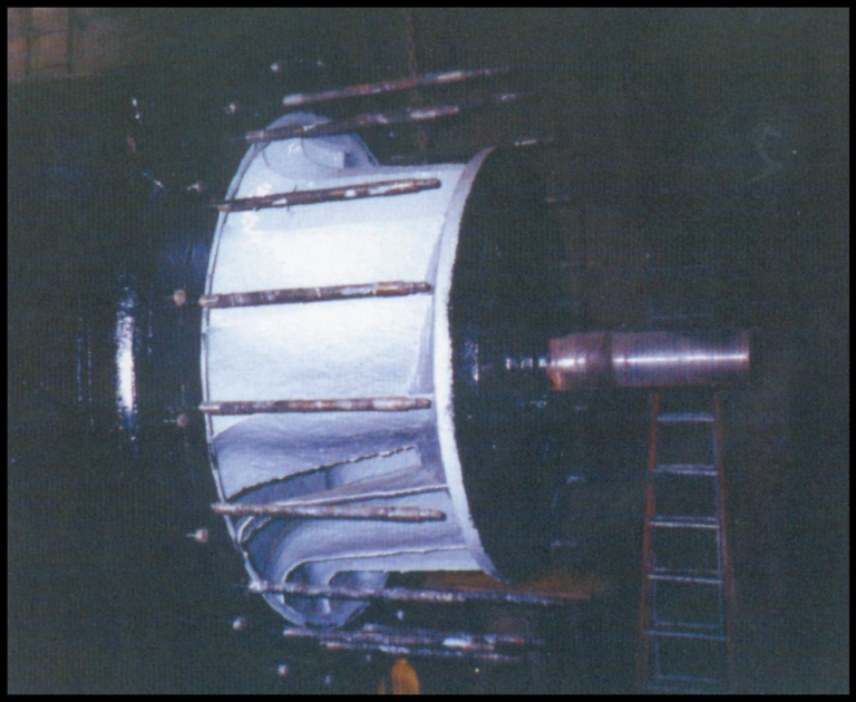 Turbine after refurbishment