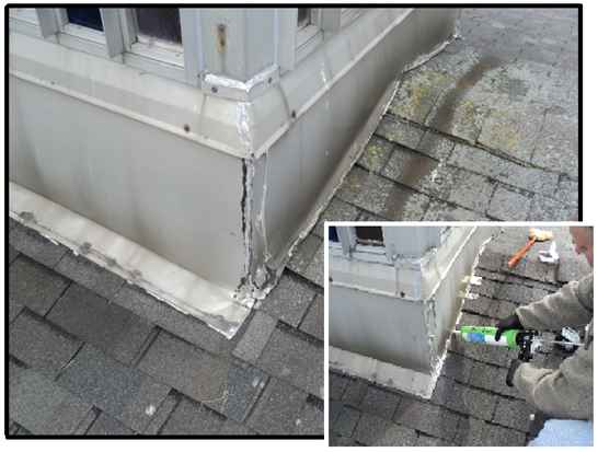 church steeple roofline repair