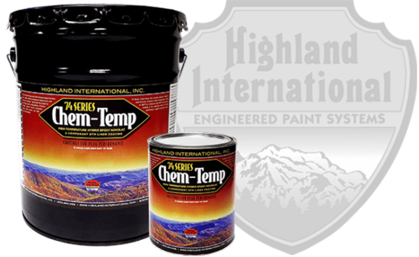 Highland International 74-HF Series - ChemTemp Hybrid Epoxy Novolac DTM