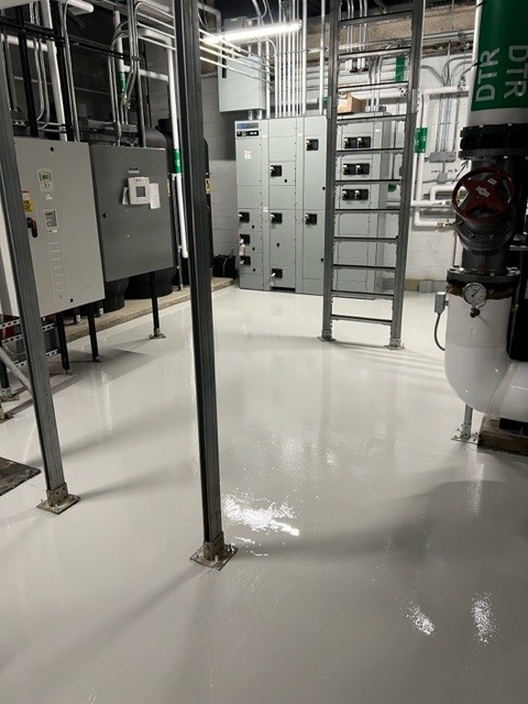 Renovation of Heat Exchanger Room Floor