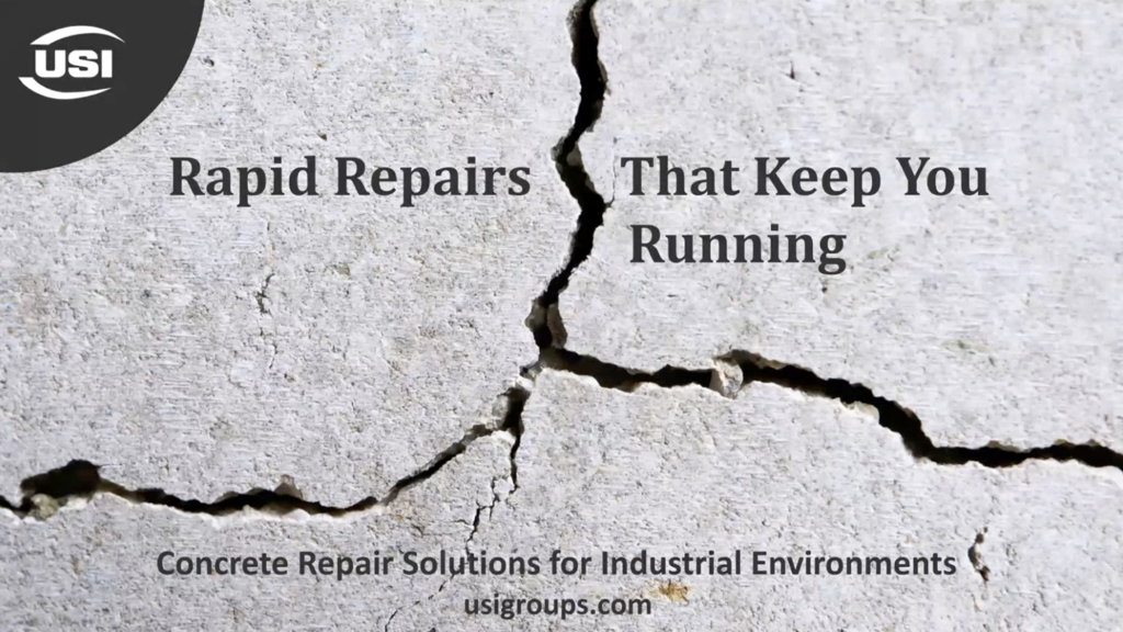 #TechTalk - Rapid Concrete Repairs that keep you running